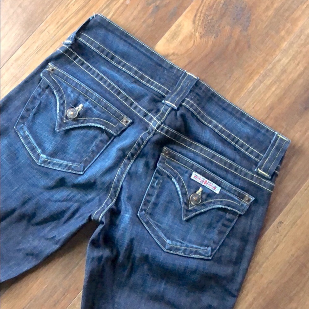 Hudson Dark Wash Bootcut Denim Jeans Size 26 - Picture 2 of 5